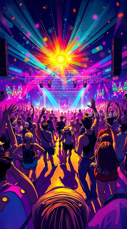 音乐节狂欢夜
