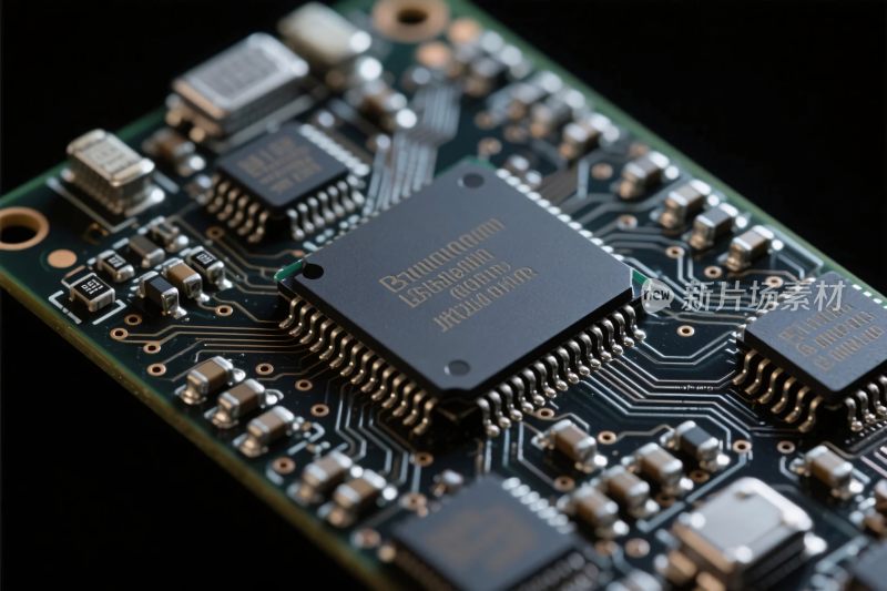 电子电路板特写