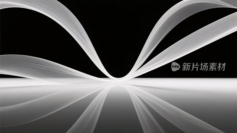 黑白抽象线条图案