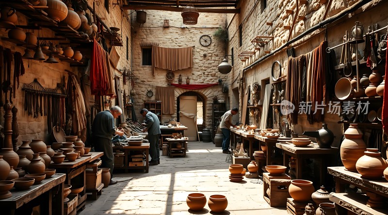 陶艺工坊里的匠人风采