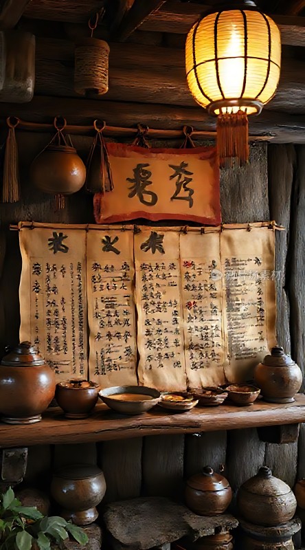 古风茶馆传统韵味文化氛围浓厚