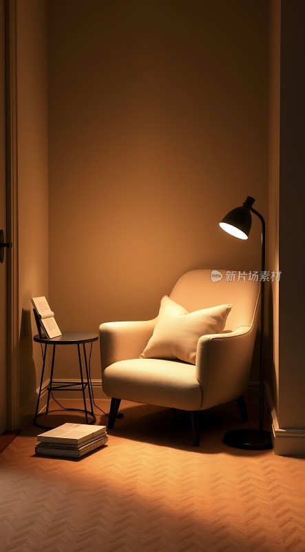 温馨角落舒适阅读时光