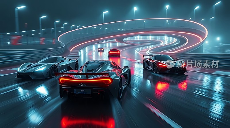 赛道飞驰未来赛车竞速盛宴