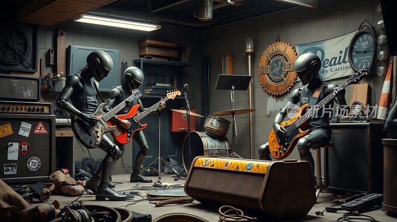 机械乐队演奏现场