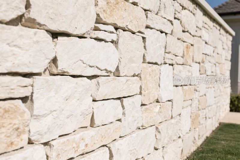 石材围墙建筑细节