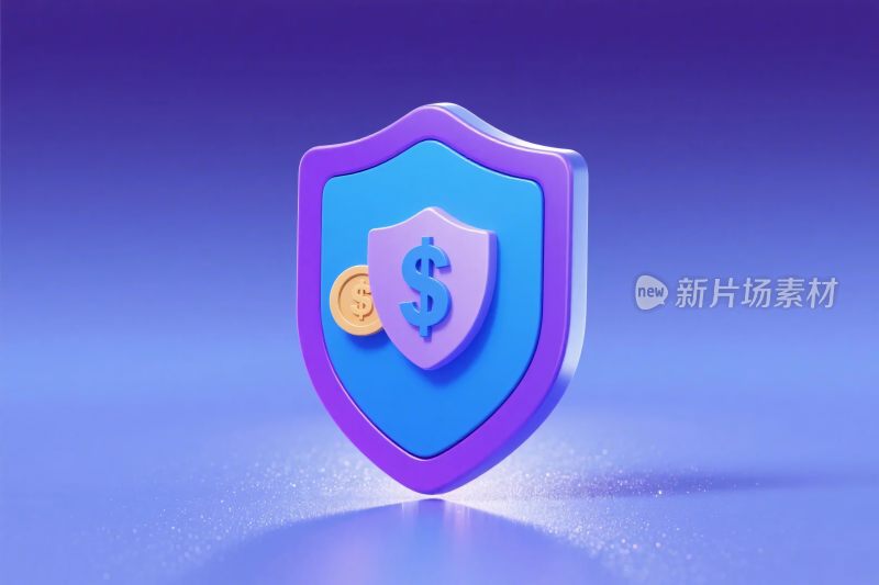 安全保护盾牌插画
