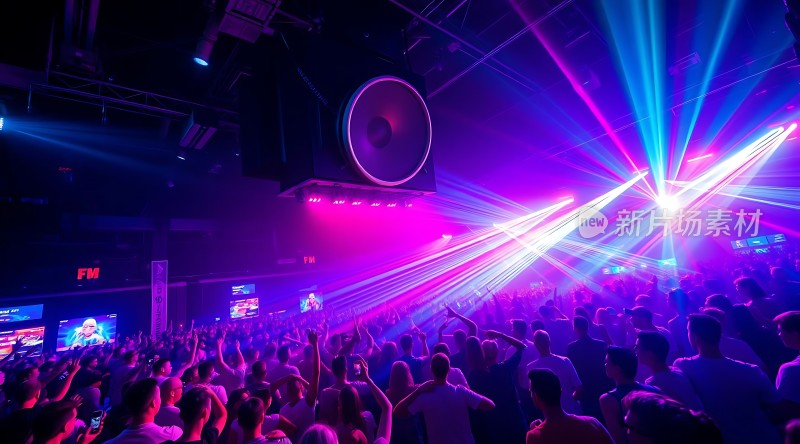 舞动夜色光影交错的音乐盛宴