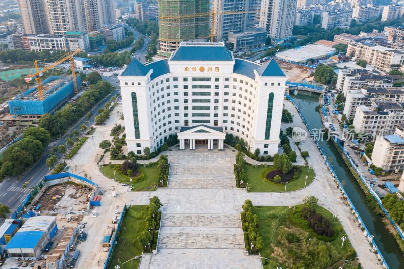 城市建筑鸟瞰景观