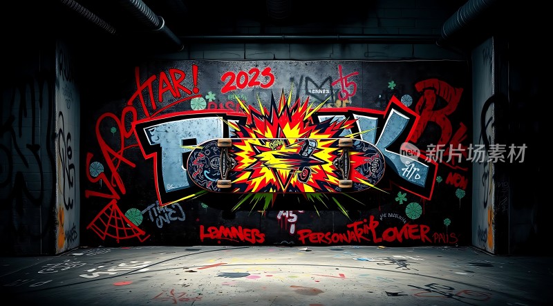 2023年滑板涂鸦艺术展