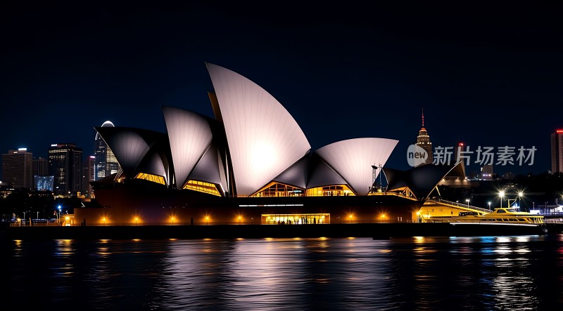 悉尼歌剧院夜景