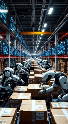 智能仓库机器人高效作业 智能仓库机器人高效作业