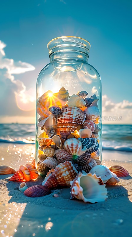 阳光下的贝壳世界