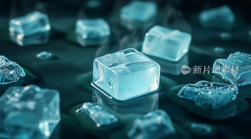 冰块融化