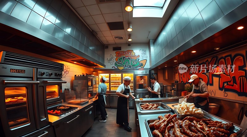 新片场素材 热闹厨房大揭秘