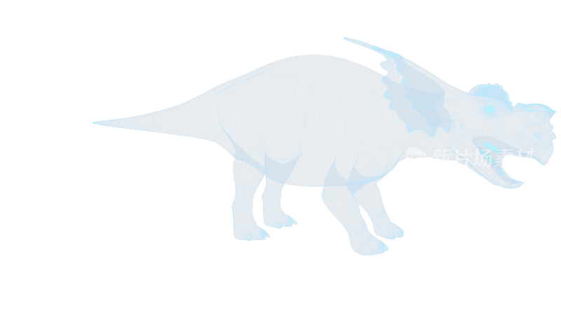 恐龙 Achelousaurus 河神龙