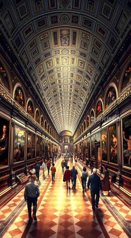 艺术长廊漫步经典画作尽收眼底