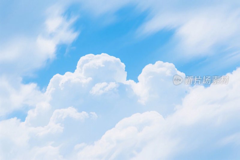 蓝天白云风景图
