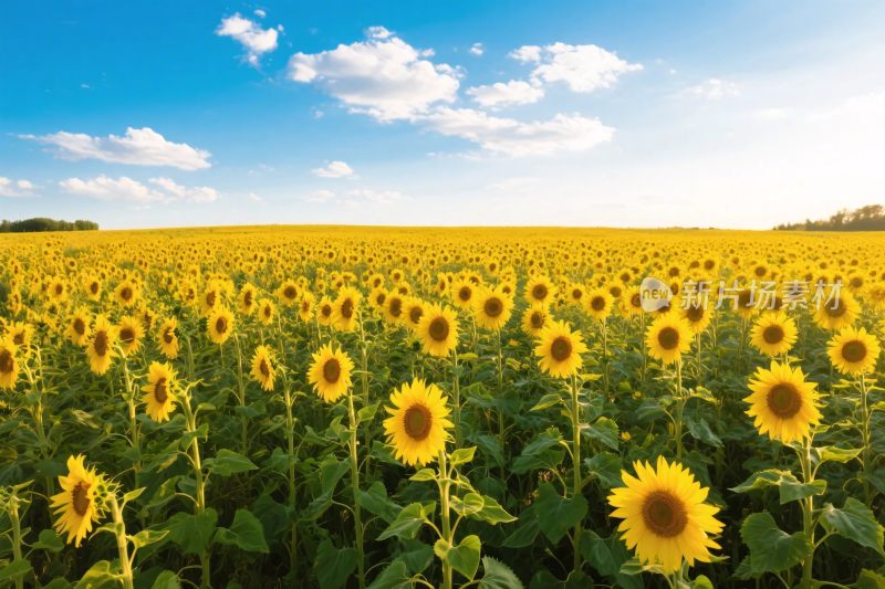 向日葵花田风景