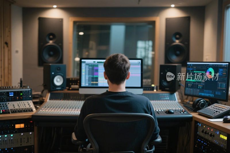 音乐工作室创作场景