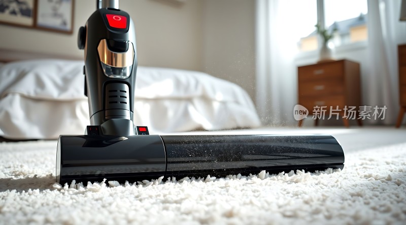 新片场素材 吸尘器清洁地毯