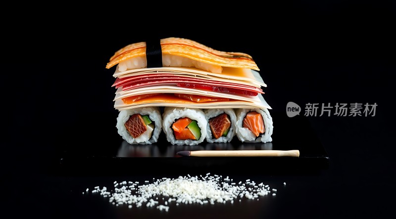 新片场素材 精致寿司艺术