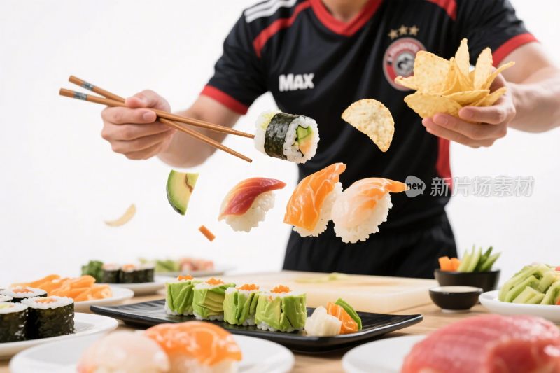 寿司美食艺术画面