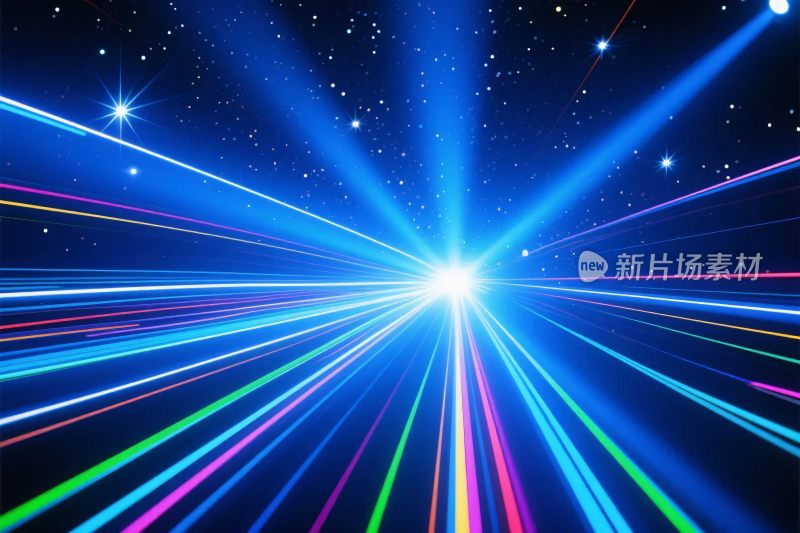 炫彩光束科技光效