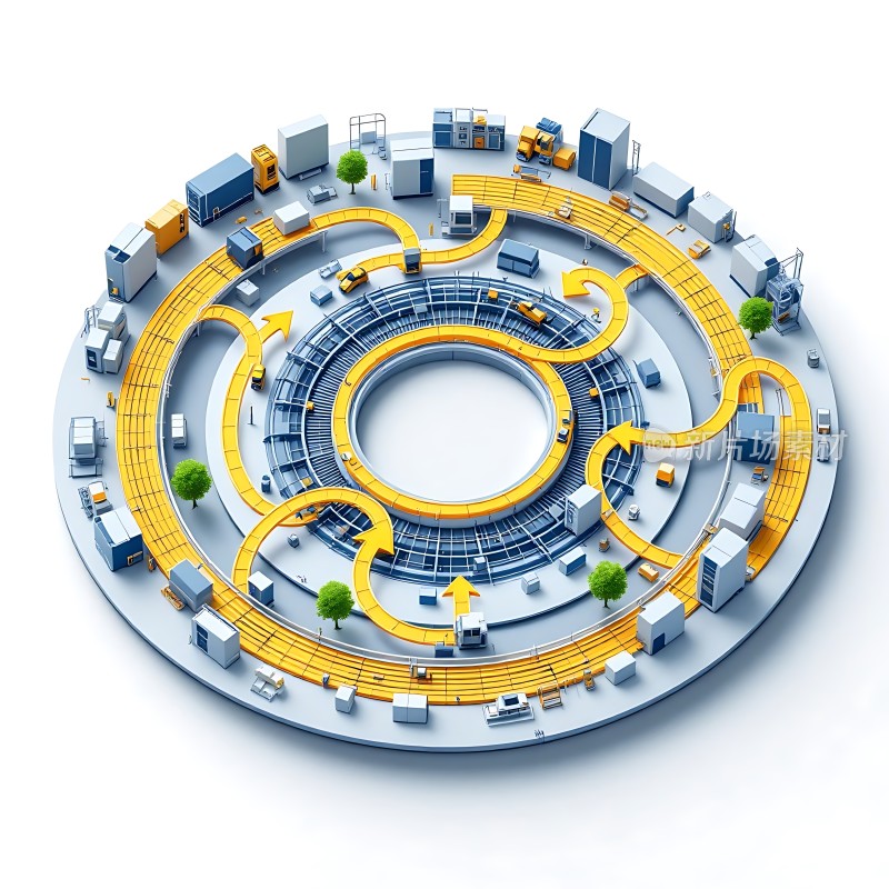 未来物流中心高效运输与配送系统