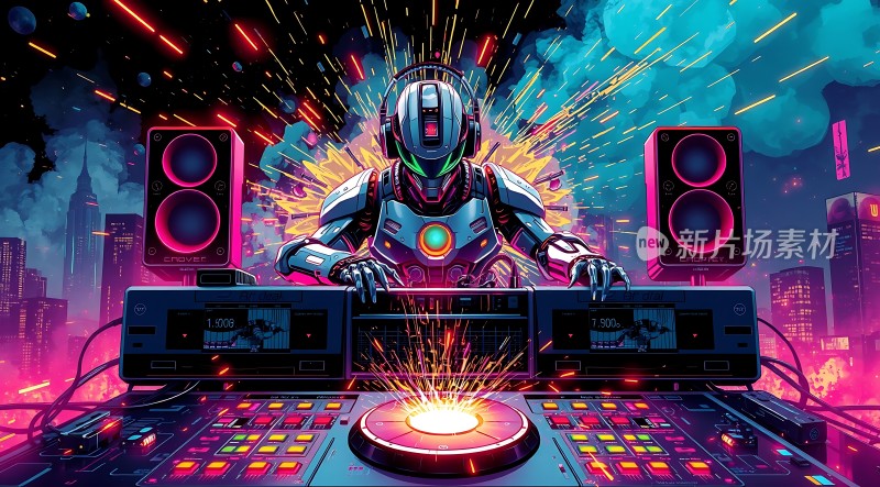 机器人DJ掌控未来夜店