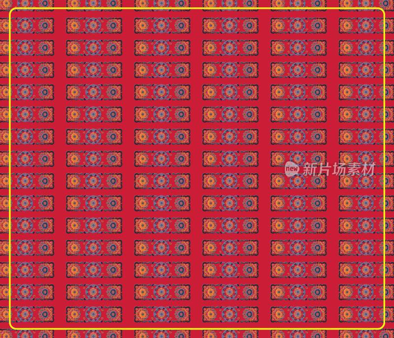国潮传统文化纹饰图印