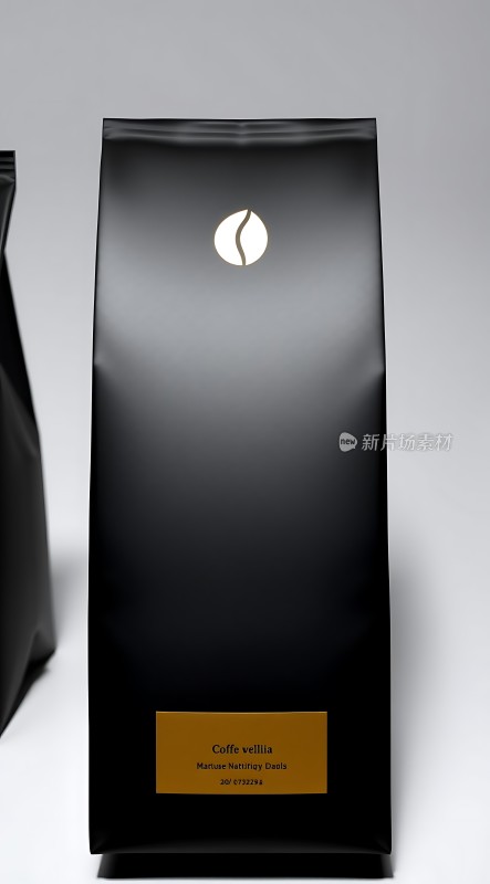 黑金包装咖啡豆