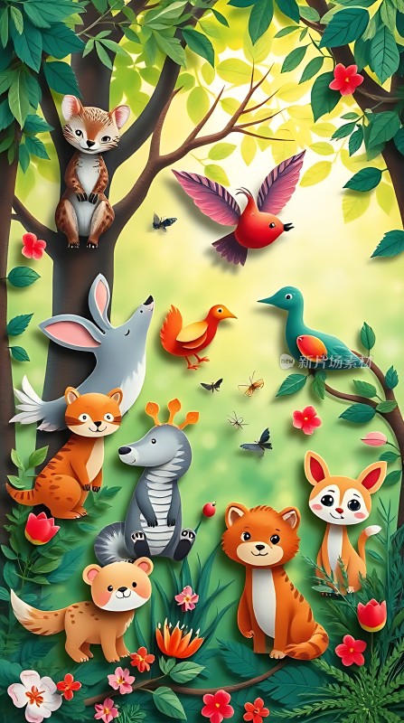 森林里的动物们