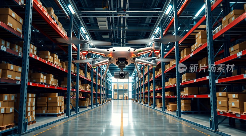 智能仓储无人机高效作业
