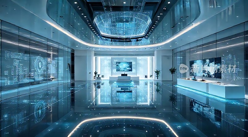 科技感未来主义室内设计