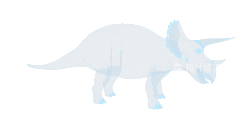 三角恐龙 白垩纪Triceratops