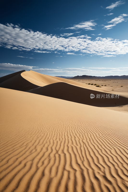 一个大沙丘高清风景摄影图片