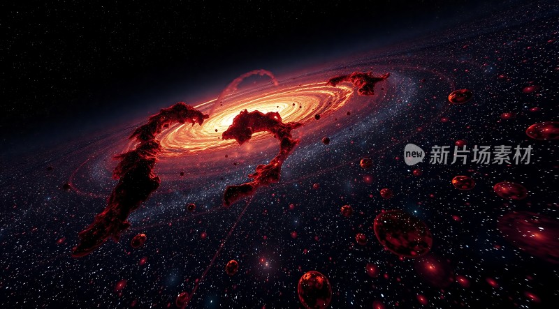 宇宙奇观星系碰撞