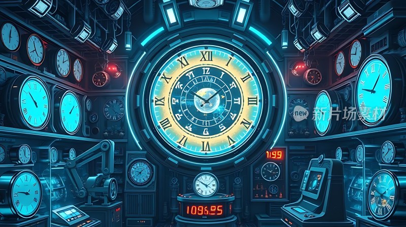 时间实验室时钟与机械装置的结合