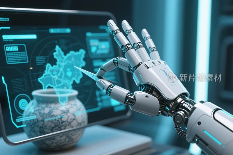 科技机器人交互界面