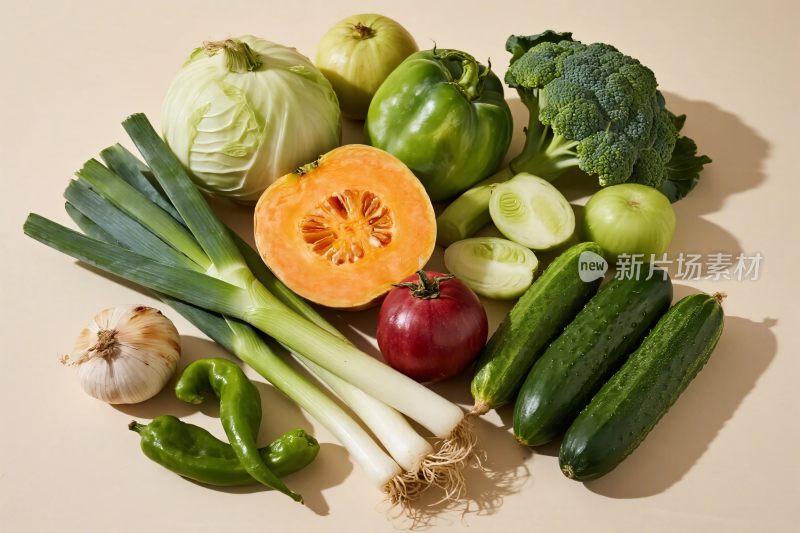 多种蔬果集合图