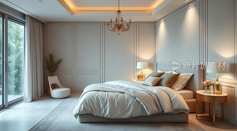 现代卧室设计简约风格温馨舒适