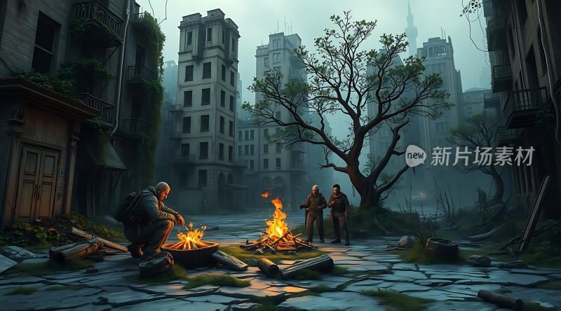 末日求生废墟中的希望之光