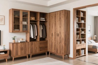 简约木质卧室衣柜收纳 简约木质卧室衣柜收纳