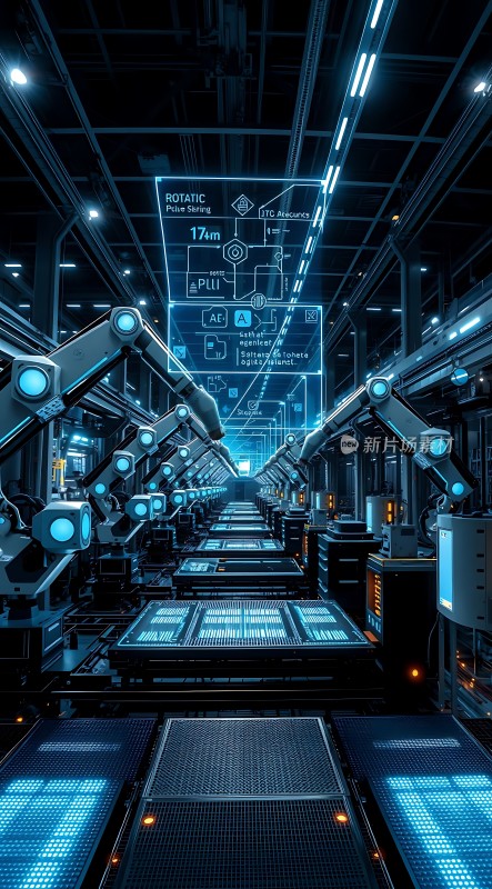 未来工厂智能机器人生产线