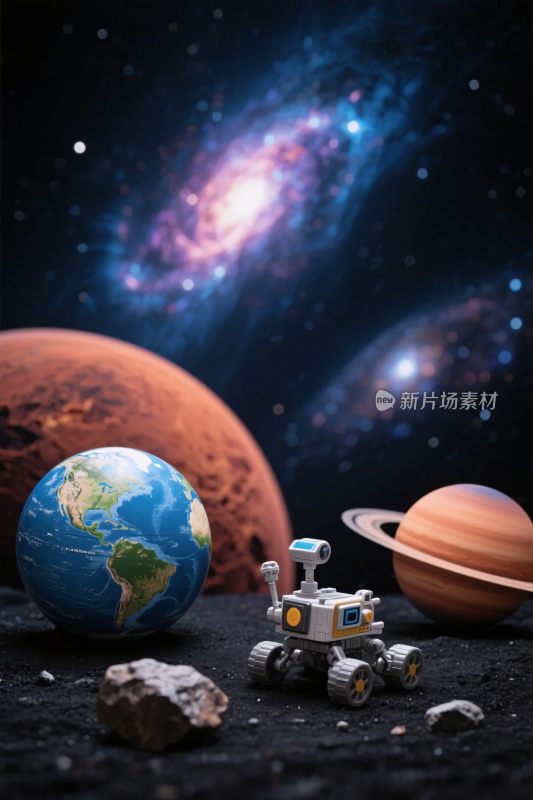 太空星球探测器场景