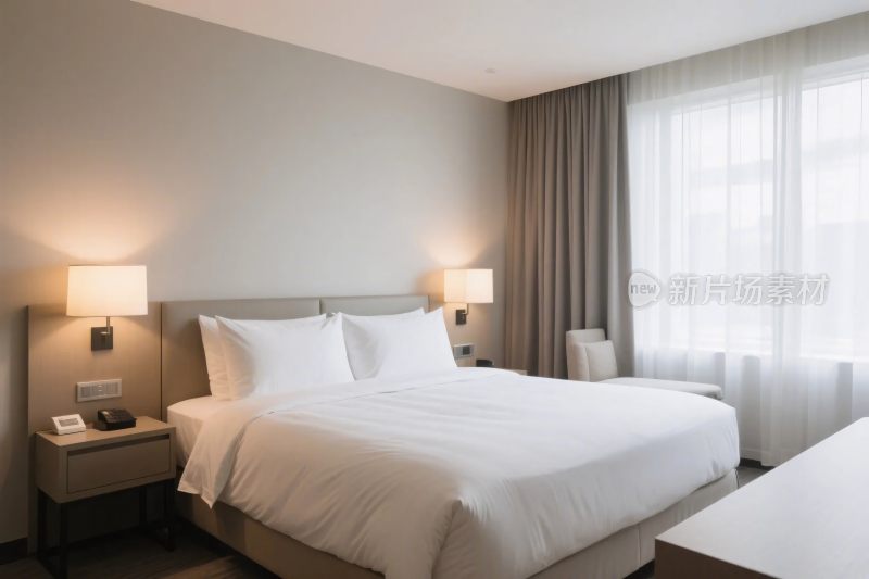 现代简约酒店客房