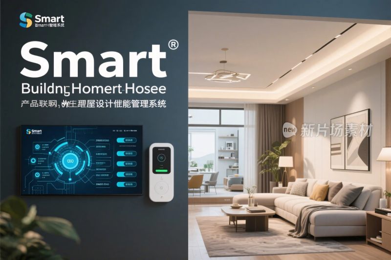 智能家居系统宣传图