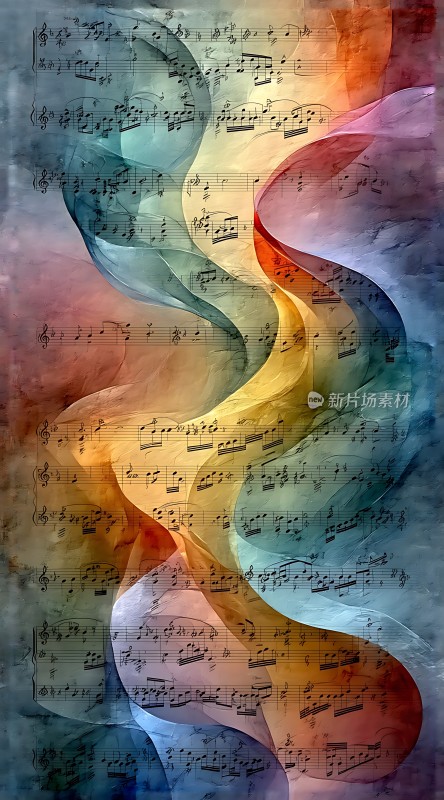 乐符舞动色彩交响曲
