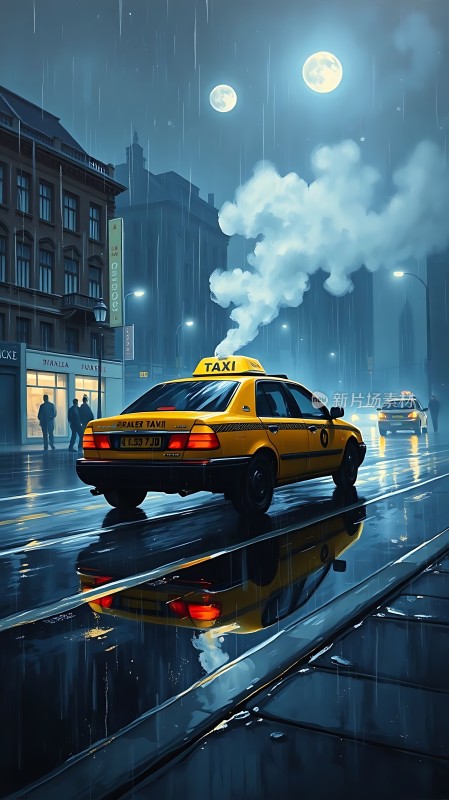 雨夜出租车