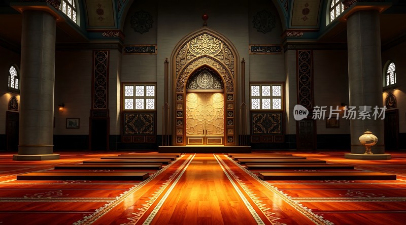 **宏伟清真寺内部**